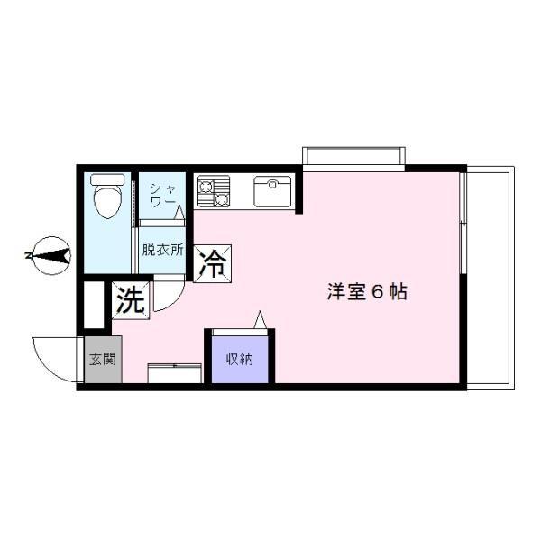 メゾン大岡山(ワンルーム/3階)の間取り写真