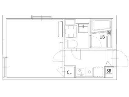 CITY WALK下板橋(1K/5階)の間取り写真