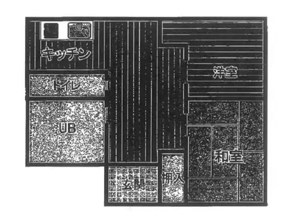 ゆうなぎ荘(2K/2階)の間取り写真