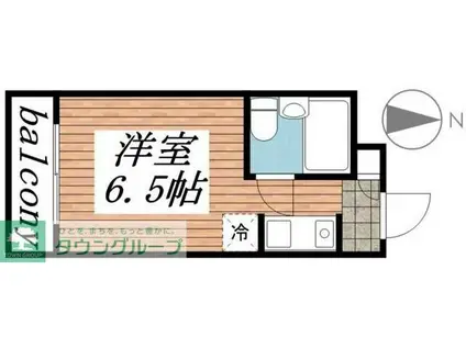 メゾン・ド・マニエール(ワンルーム/1階)の間取り写真