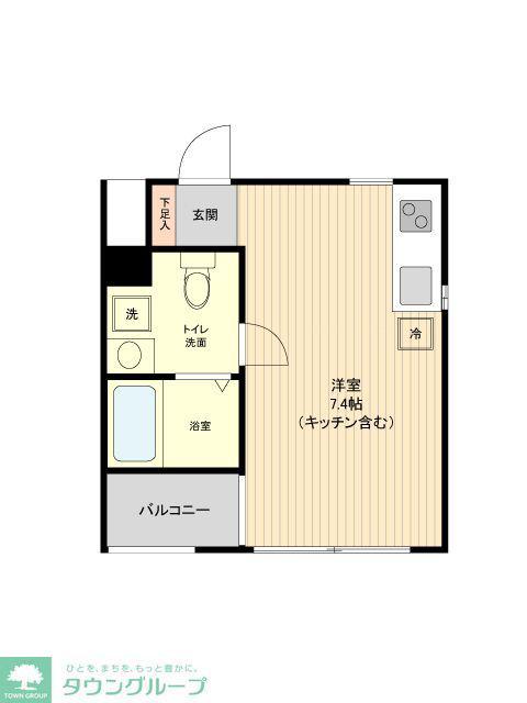 WILL DO南浦和(ワンルーム/5階)の間取り写真