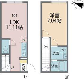 ブランシェ(1LDK/1階)の間取り写真