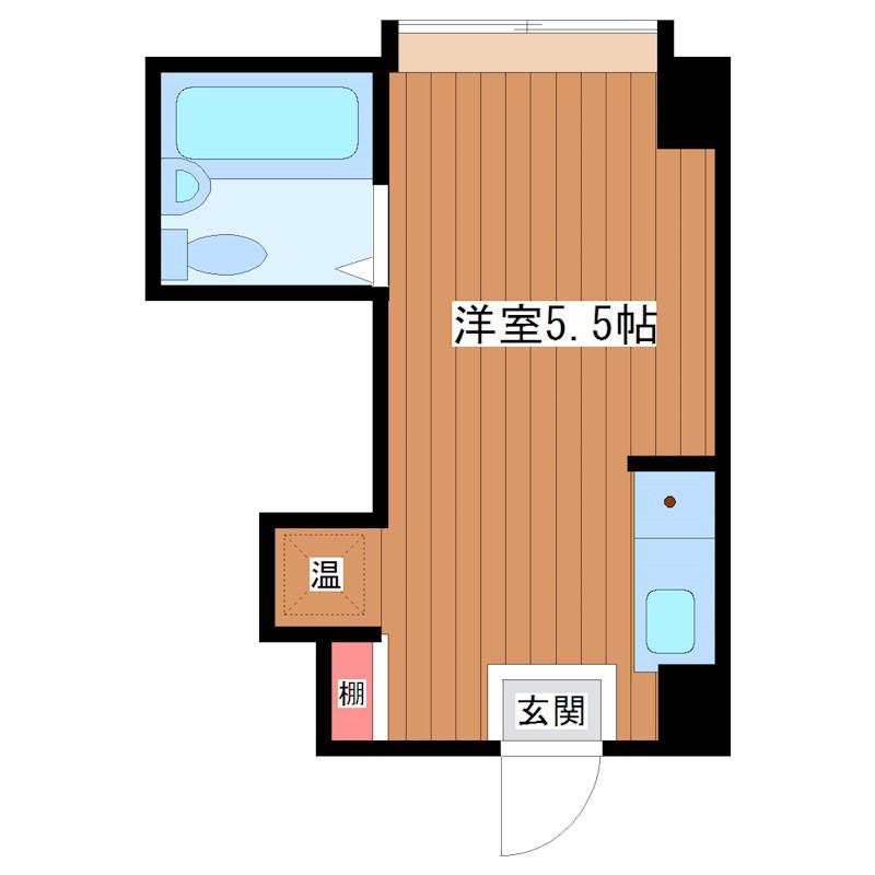 グランドハイツ蒲生(ワンルーム/4階)の間取り写真