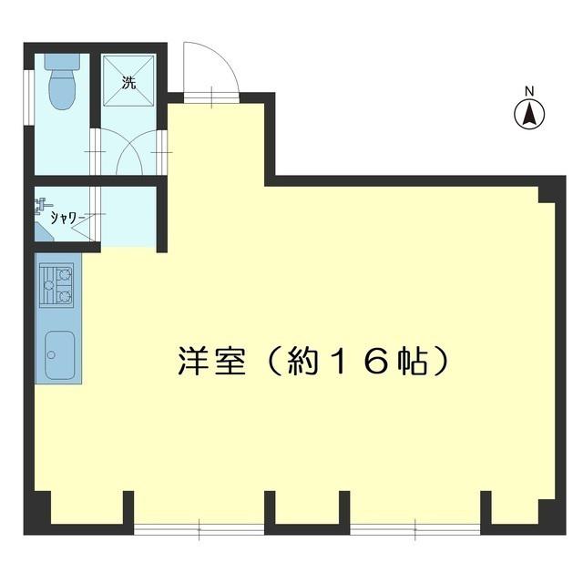 富山サテライトビル(ワンルーム/5階)の間取り写真