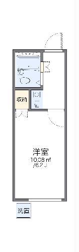 レオパレス赤羽PART1(1K/1階)の間取り写真