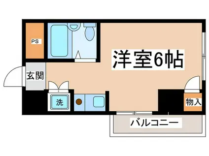 ラトゥールアンフィニ(ワンルーム/7階)の間取り写真