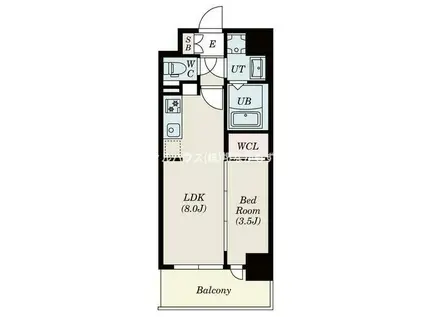 ALIVIS堺浜寺(1LDK/10階)の間取り写真