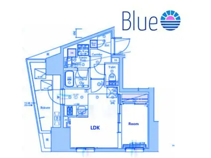 シーフォルム川崎(1LDK/3階)の間取り写真