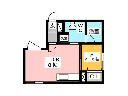 LA DOUCEUR文京大塚イースト(1LDK/3階)の間取り写真