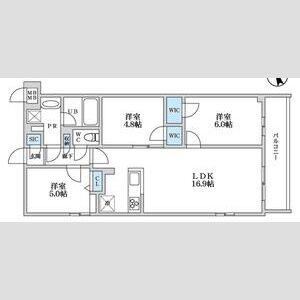 SーRESIDENCE富士見ヶ丘AFFORD(3LDK/1階)の間取り写真