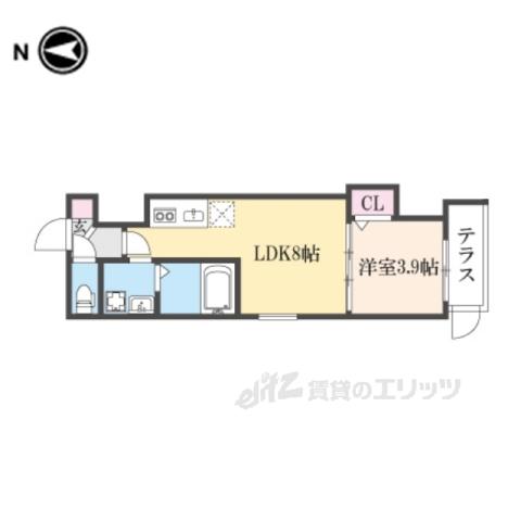 FASESIA ORCUS(1LDK/1階)の間取り写真