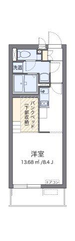 ミランダKEEP NEXT III(ワンルーム/3階)の間取り写真