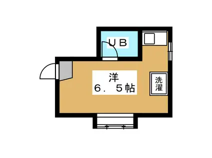 スカーレット(ワンルーム/3階)の間取り写真