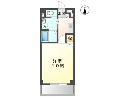 DI-3(1K/3階)の間取り写真