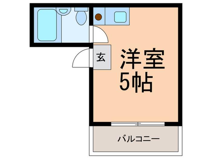 モンティーヌ新在家(ワンルーム/8階)の間取り写真
