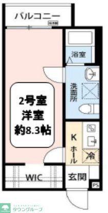 INFINITY KOYASUMACHI(1K/3階)の間取り写真