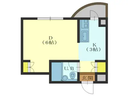 PASSO(1K/5階)の間取り写真