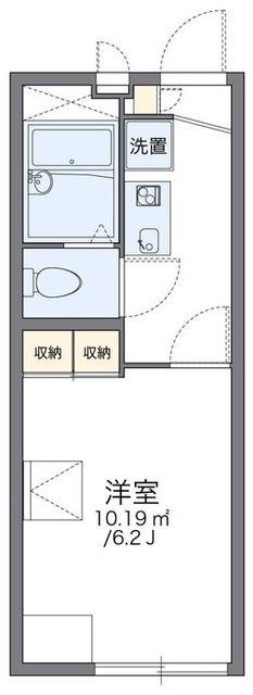 レオパレスホムラ(1K/2階)の間取り写真