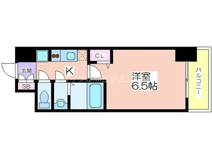 GM KOHAMA(1K/10階)の間取り写真