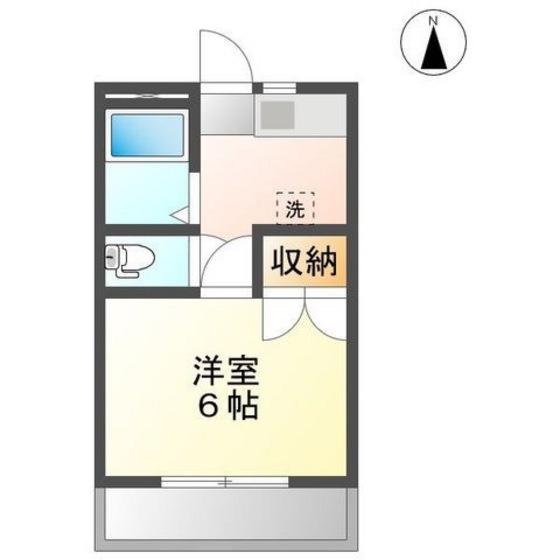 サニーヒルズ泉田I(1K/3階)の間取り写真