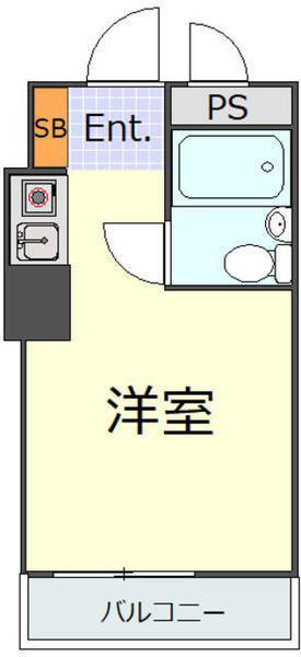 トップ板橋(ワンルーム/5階)の間取り写真
