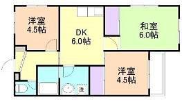 磯ノ浦グリーンハイツ(3DK/2階)の間取り写真