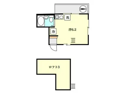 アニバーサリー25(ワンルーム/2階)の間取り写真