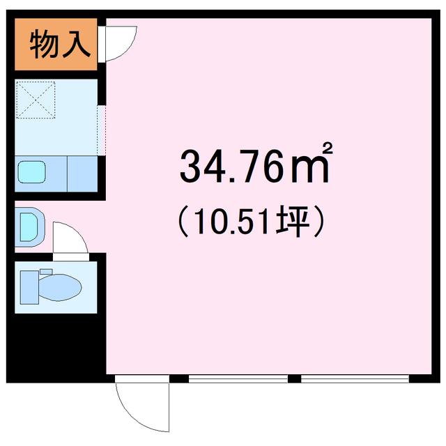 PREMIUM CASA 富士(ワンルーム/1階)の間取り写真