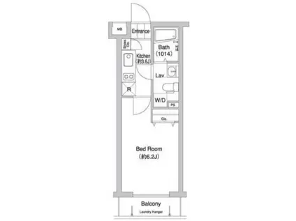 ユーレジデンス西大井(1K/3階)の間取り写真
