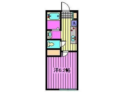 UPPA西大宮(1K/3階)の間取り写真