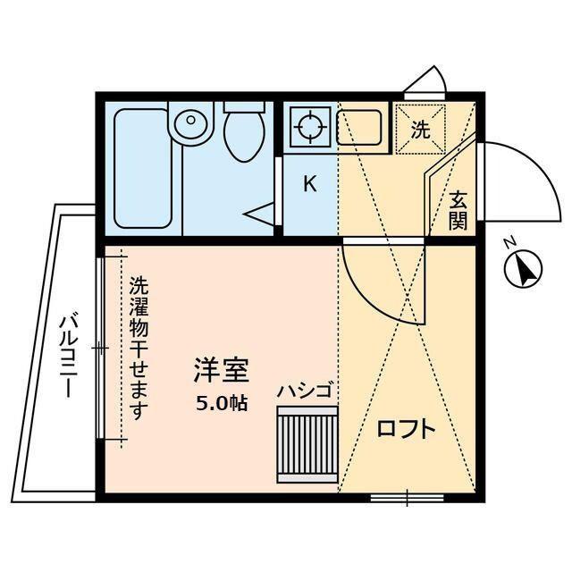 87HOUSE03(1K/1階)の間取り写真