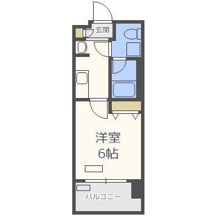 レオンコンフォート難波(1K/8階)の間取り写真