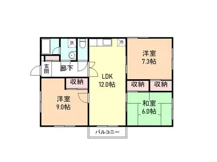 REGALIAII(3LDK/2階)の間取り写真