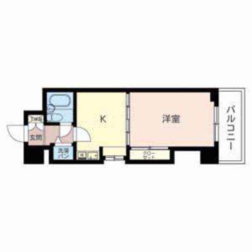 ベルトピア手柄V(1K/3階)の間取り写真