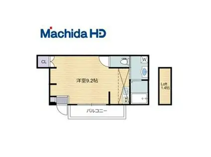 あんしん安倉西08-2013(ワンルーム/1階)の間取り写真