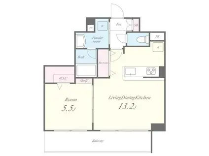NOUVELLE MAISON YAMAYAIIヌーベルメゾンヤマヤII(1LDK/7階)の間取り写真
