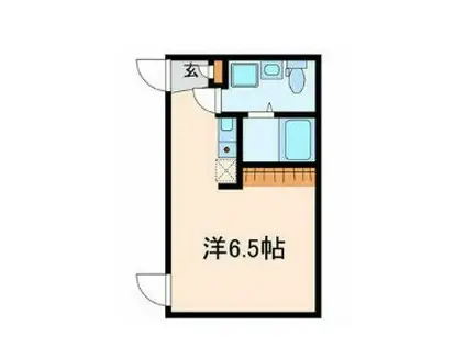 プレシャス西新井(ワンルーム/1階)の間取り写真