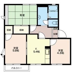 メゾン茅ヶ崎II(3K/2階)の間取り写真