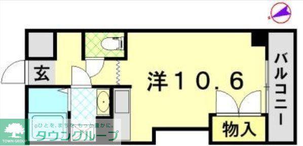 松戸トシオビル(ワンルーム/7階)の間取り写真