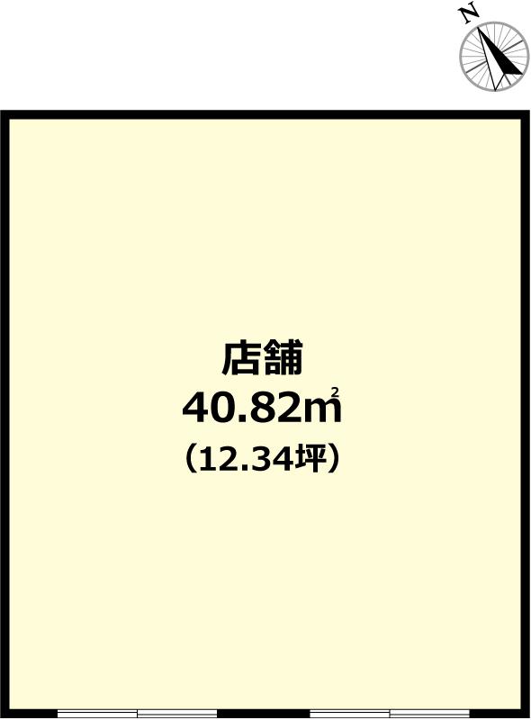 本牧L2ビル(ワンルーム/1階)の間取り写真
