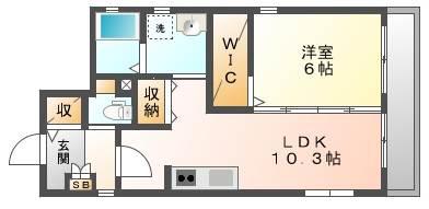 CASA DE ABUELITO(1LDK/2階)の間取り写真