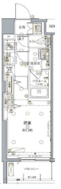 クレヴィスタ板橋ときわ台(1K/6階)の間取り写真