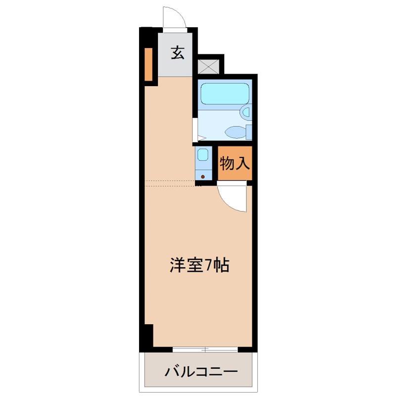 OSビル(ワンルーム/3階)の間取り写真