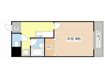 ACEII(1K/1階)の間取り写真