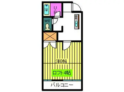 グレイス壱番館(1K/1階)の間取り写真