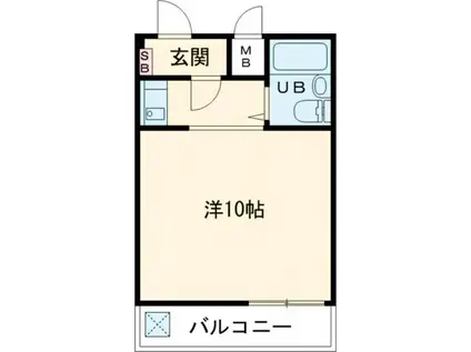 コーポ三和新大宮I号館(ワンルーム/4階)の間取り写真