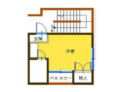 BCASA船橋滝不動RE-BORN(ワンルーム/2階)の間取り写真