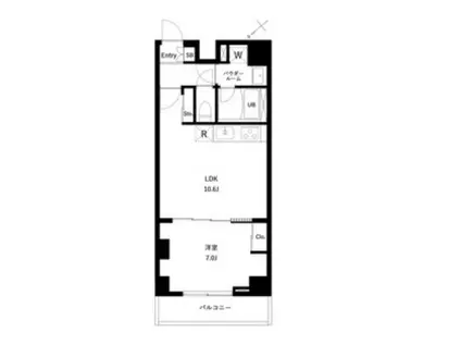 アーバンパーク蒲田南II(1LDK/3階)の間取り写真