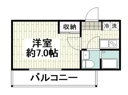 プロシード追浜(1K/1階)の間取り写真