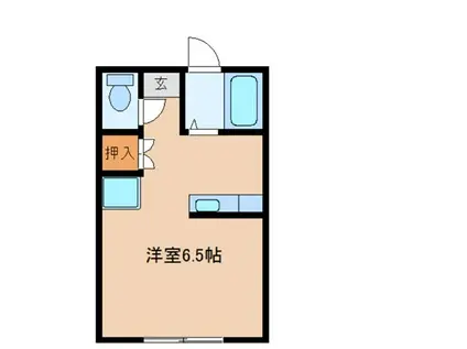 COMODOマリフ(ワンルーム/1階)の間取り写真